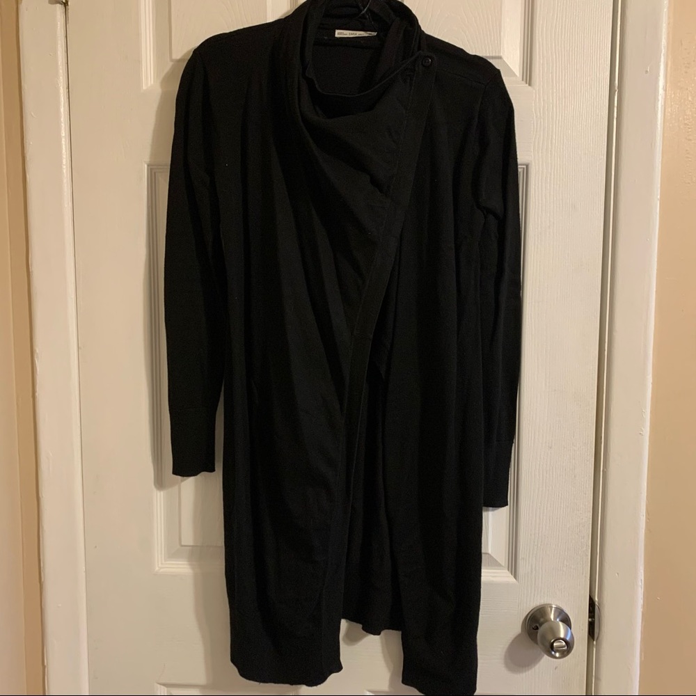Black Zara Knit Cardigan